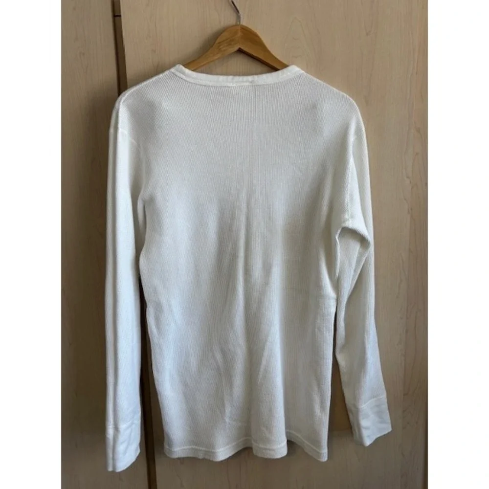 Bass Pro Shops‎ Waffle Knit Thermal White Mens XLT Shirt Long Sleeve EUC